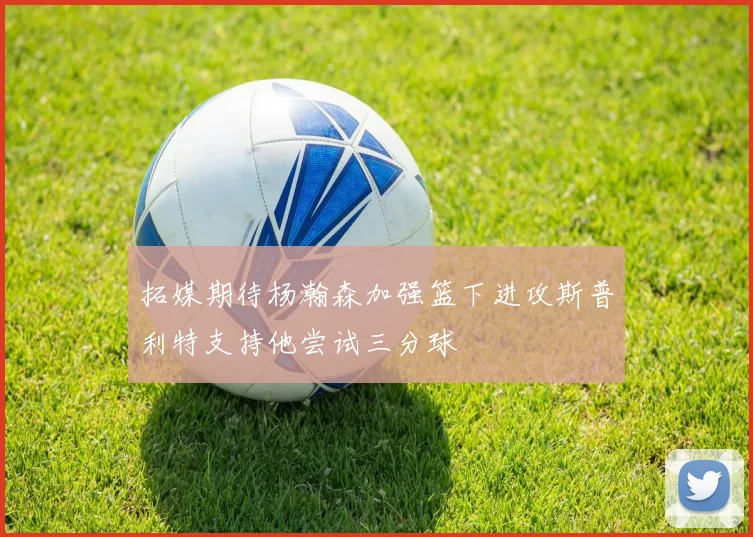 拓媒期待杨瀚森加强篮下进攻斯普利特支持他尝试三分球